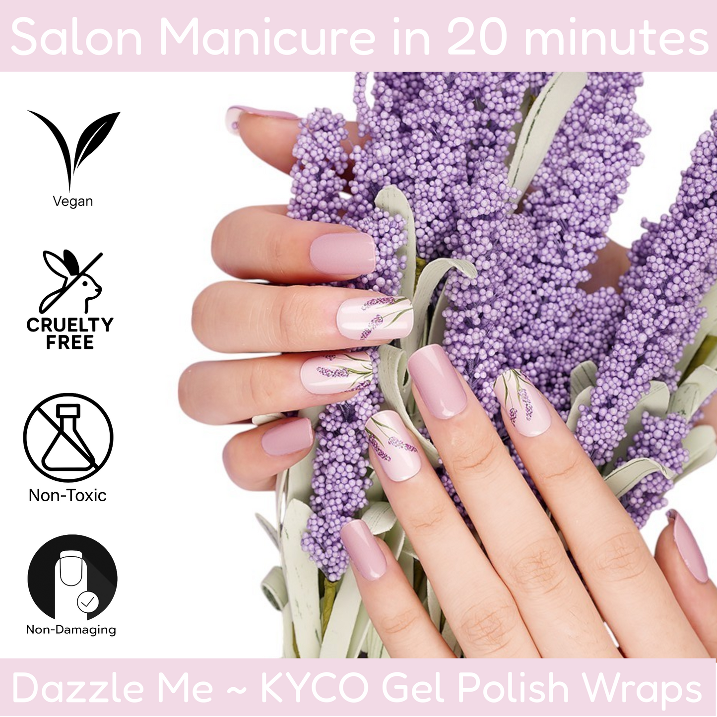 DAZZLE ME Gel Polish Wraps 30 Pack