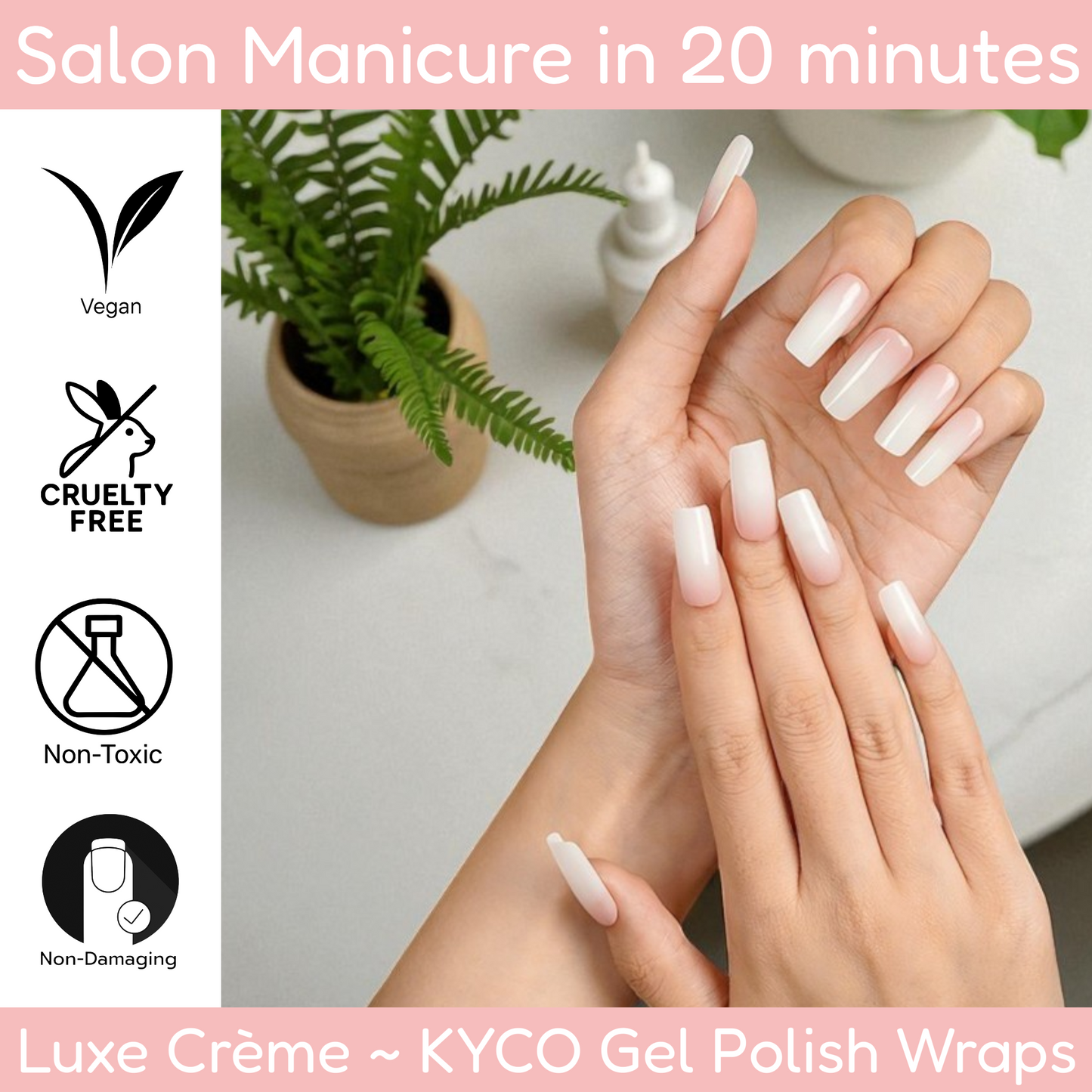 LUXE CRÈME Gel Polish Wraps 30 Pack