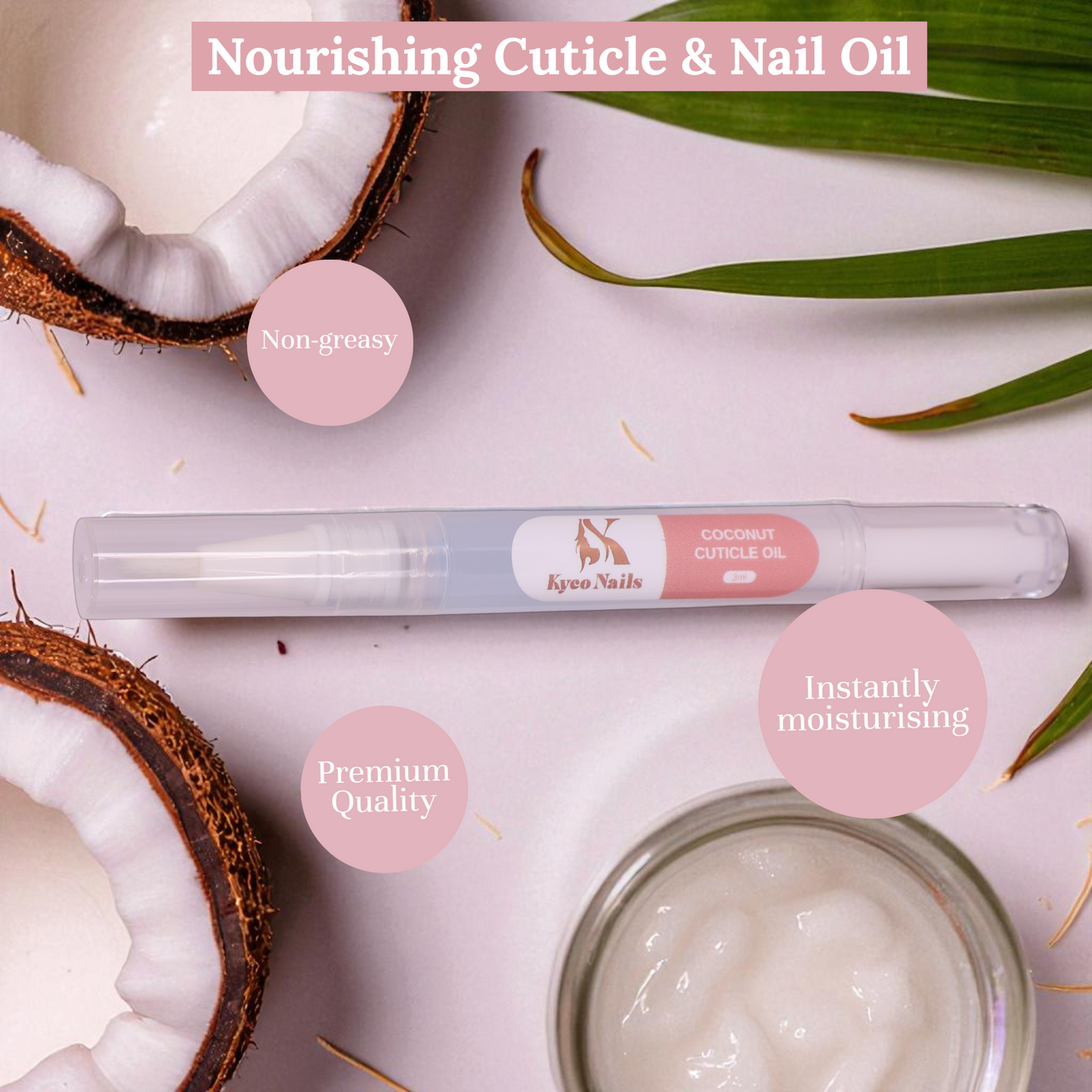 COCONUT CUTICLE & NAIL OIL
