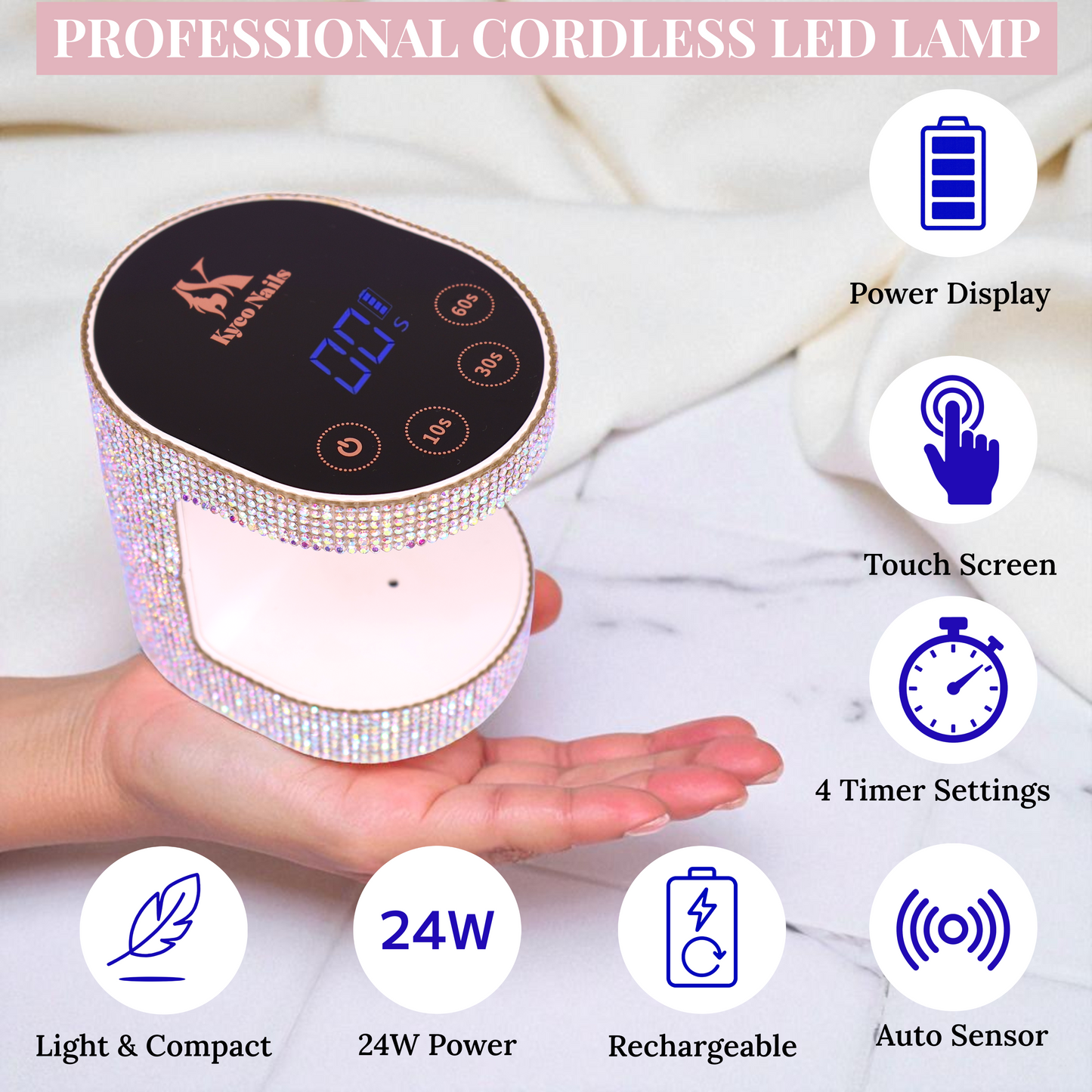 KYCO NAILS 24W PROFESSIONAL LED NAIL LAMP