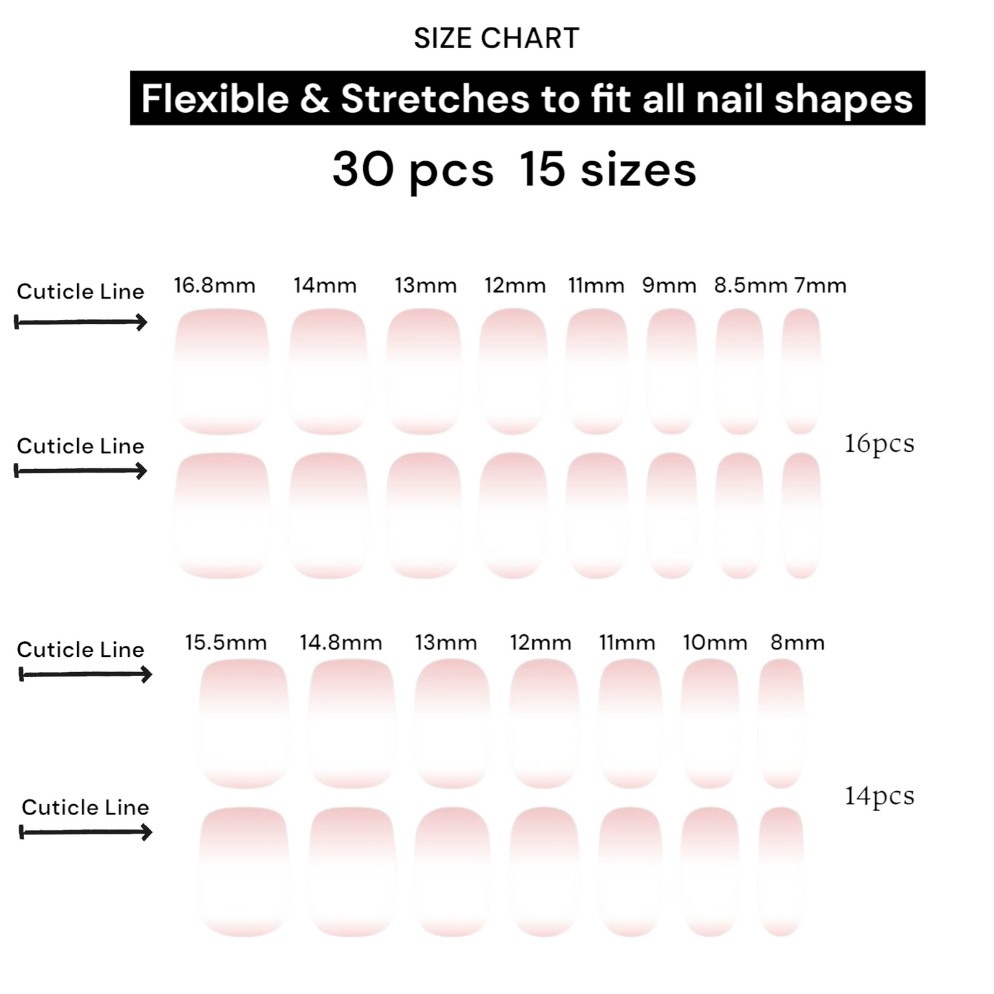 LUXE CRÈME Gel Polish Wraps 30 Pack