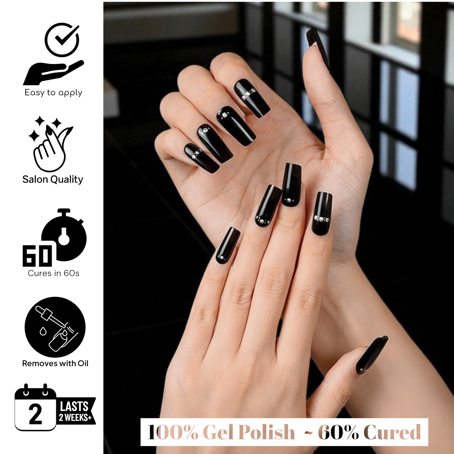 GLAM VIXEN Gel Polish Wraps 30 Pack