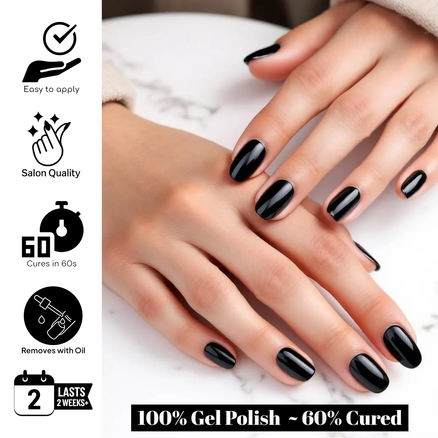 MIDNIGHT DANCING Gel Polish Wraps 30 Pack
