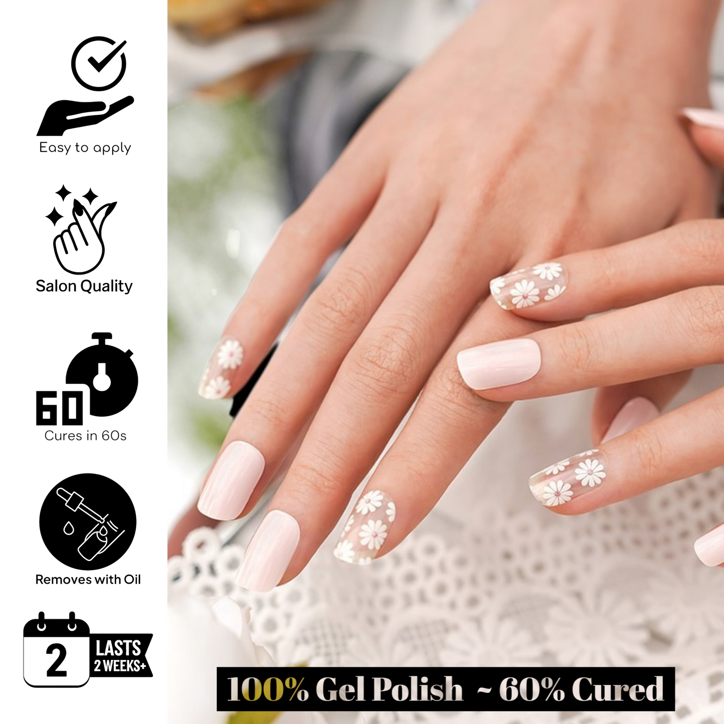SOCIAL BUTTERFLY Gel Polish Wraps 30 Pack