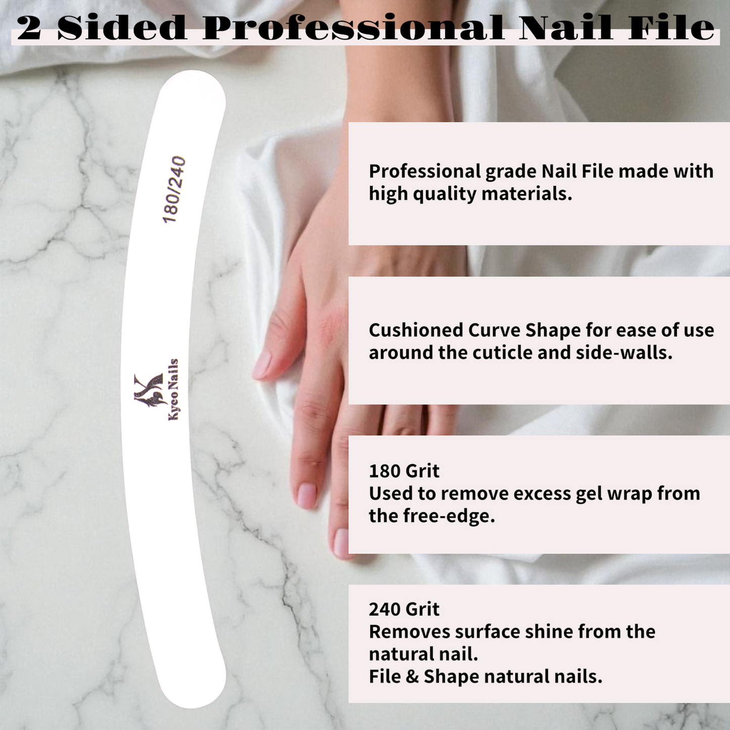 PROFESSIONAL CUSHION NAIL FILE