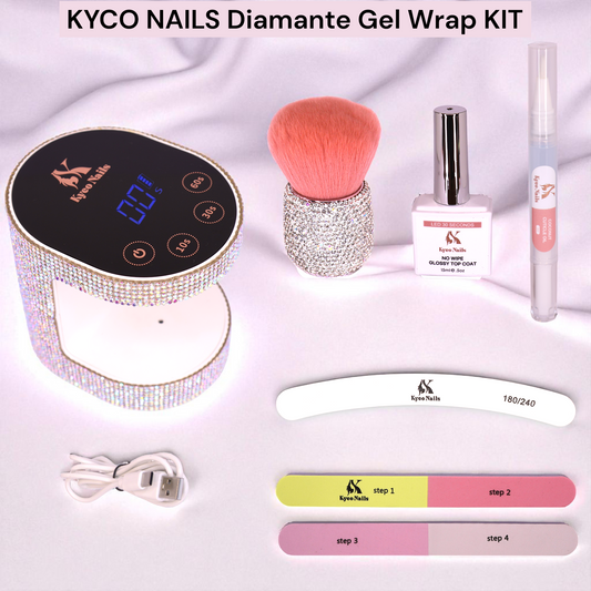 KYCO NAILS SEMI-CURED GEL POLISH WRAP STARTER KIT