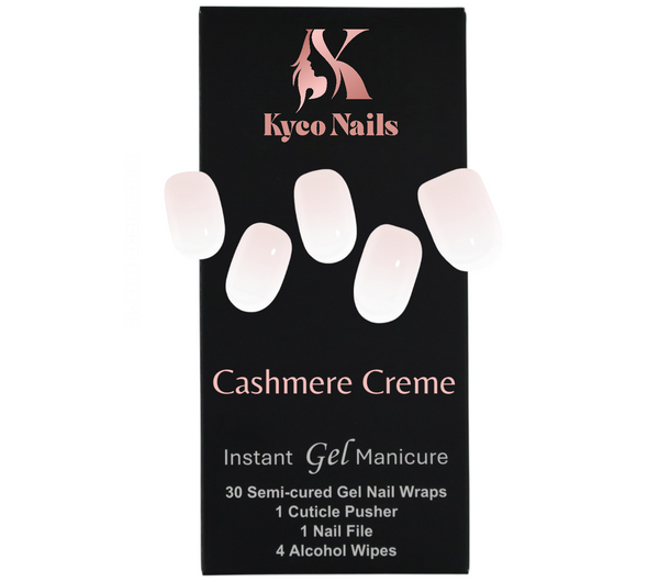CASHMERE CRÈME Gel Polish Wraps 30 Pack