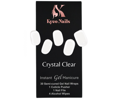 Crystal Clear – Semi-Cured Gel Nail Wraps