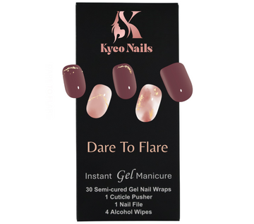 Dare To Flare – Semi-Cured Gel Nail Wraps