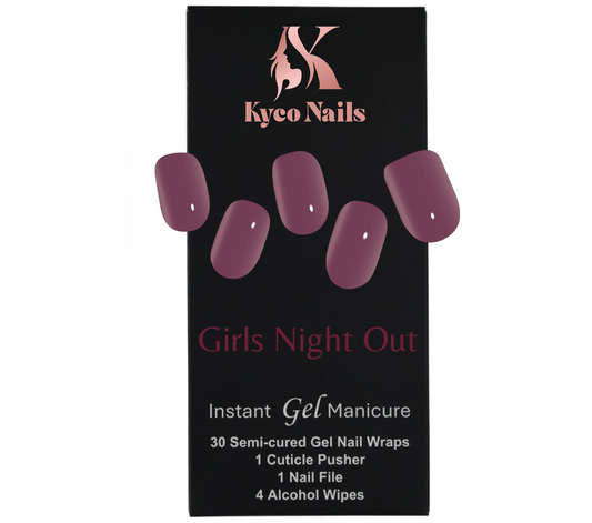 GIRLS NIGHT OUT Gel Polish Wraps 30 Pack