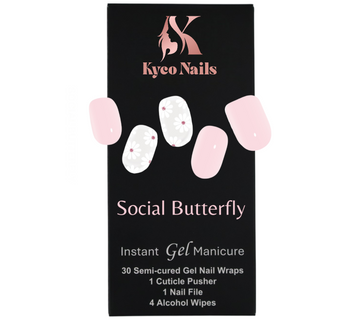 Social Butterfly – Semi-Cured Gel Nail Wraps