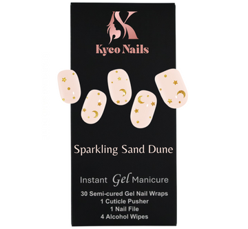 Sparkling Sand Dune – Semi-Cured Gel Nail Wraps