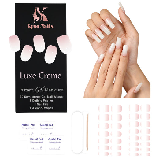 LUXE CRÈME Gel Polish Wraps 30 Pack