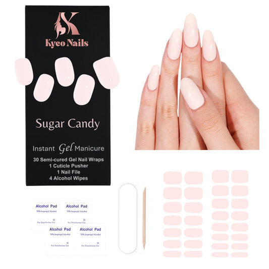 SUGAR CANDY Gel Polish Wraps 30 Pack