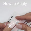 How to apply semi-cured gel nail wraps for a smooth, salon-quality finish at home